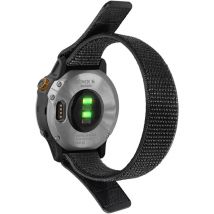 Bracelet de montre (20 mm) pour Garmin Fenix 7S/6S/5S, Samsung Galaxy Watch Black