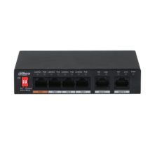 Dahua Technology PFS3006-4ET-60 Connessione Ethernet L2 Fast Ethernet (10/100) non gestita, con supporto PoE (Power over Ethernet) Nero - Nuovo