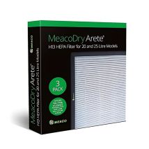 Filtre à charbon actif MeacoDry Arete, compatible avec les déshumidificateurs de 10L et 12L, pack de 3 unités, élimine les odeurs et améliore la 