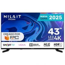 Smart TV 43 LED UHD 4K Prisma 43UD7004S Bianco Vidaa Netflix Prime Video YouTube Dolby Digital Plus - Nuovo