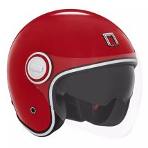 Casque Jet Heritage NOX Rouge, taille M