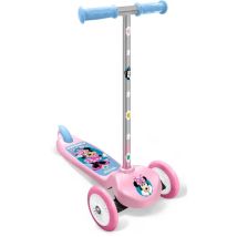 Monopattino per bambini Minnie MN432045 3 ruote, piattaforma antiscivolo, freno a piede Rosa - Nuovo