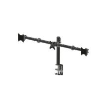 Iiyama DS1003C-B1 - Stand - adjustable arm - for 3 monitors - black - screen size: 10 -27 - desktop stand - Nuevo
