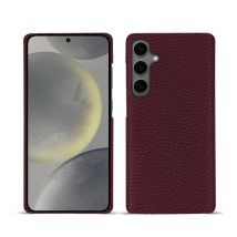 Coque cuir Samsung Galaxy S24 - - Violet - Cuir grainé