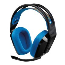 Cuffie per giocatori - Senza fili - LOGITECH G - G535 LIGHTSPEED - PC e PS5 - Nero/Blu - Nuovo
