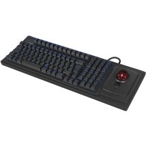 KeySonic KSK-8202ELU-T (UK) clavier Universel USB QWERTY Anglais britannique Noir
