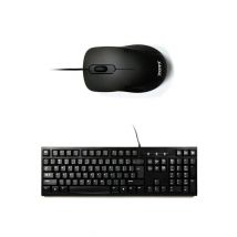 Port Designs 900900-UK clavier Souris incluse USB QWERTY Anglais britannique Noir