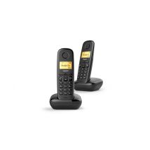 Gigaset A170 Duo Cordless Phone DECT/GAP Black [Version Française] (Consumer Electronics) GIGASET - Nuevo