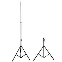 Elight 21M support de trépied en métal Stable de qualité supérieure 2.1m max 1/4 vis anneau Led/fixation de caméra noir