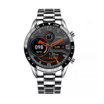 Montre intelligente Lige BW0189, écran HD IPS avec 1.3 écrans, IP67, argent
