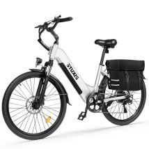 ESKUTE C202 Bicicleta Eléctrica 250W 48V17.5Ah 26'' accesorios - Blanco - Nuevo