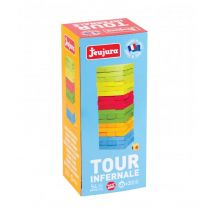 Caja de colores de la Torre Infernal - Juego de mesa de madera para niños - Nuevo