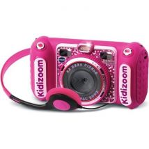 Fotocamera digitale per bambini Vtech Kidizoom Duo DX rosa con filtri dinamici e giochi in realtà aumentata - 3-12 anni - Nuovo