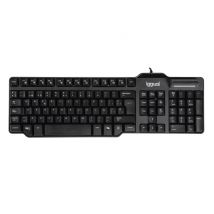 iggual IGG319000 clavier Bureau USB QWERTY Noir