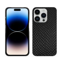 Apple iPhone 15 Pro Funda de piel - Tapa trasera - Negro - Cueros especiales - Nuevo