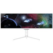 LC-Power LC-M44-DFHD-120 Display PC a schermo piatto da 111,2 cm (43,8 ) 3840 x 1080 pixel Bianco - Nuovo