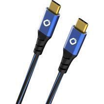 OEHLBACH D1C9353 cable USB USB4 Gen 2x2 3 m USB C Azul - Nuevo
