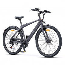 Bicicleta eléctrica urbana ultraligera Engwe MapFour N1 Air de 250 W y 700 x 38 C de fibra de carbono, 360 Wh, con sensor de par y batería de 36 V y 