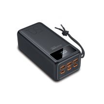 RealPower PB-56000 PD PRO Polímero de litio 56000 mAh Negro - Nuevo