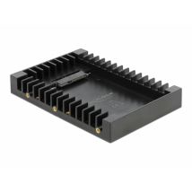 DeLOCK Bastidor para instalación de 3.5? para unidad plana SATA de 2.5? negro - Nuevo