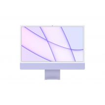 iMac 24 Apple M1 (2021) 3,2 Ghz 256 Go SSD 8 Go Apple GPU 8, Violet - QWERTY - Spanish