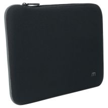 Housse en Néoprène pour Ordinateur Portable 14-16 , Sac Pochette Protection PC/Notebook/Ultrabook jusqu'à 16 , Laptop Sleeve 15.6 , Noir/Gris
