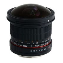 Samyang 8mm f/3.5 Asph IF MC Fisheye CSII DH SLR Objectif large fish eye Noir