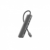 oraimo PowerTrans 7-en-1 – Hub USB-C multifonction 4K HDMI, USB-A, USB-C, SD/microSD, Power Delivery 100W