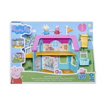 Peppa Pig Le club des amis de Peppa, giocattolo prescolare, suoni, 2 figure, 7 accessori, da 3 anni - Nuovo
