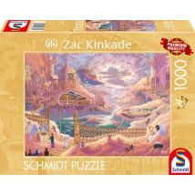 Puzzle Schmidt Spiele Zac Kinkade Reino de los Cielos 1000 piezas Premium Paisaje celeste Oro/Beige - Nuevo