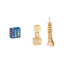 Gioco di costruzione e equilibrio JEUJURA TéCap Classic 200 pezzi in legno naturale 3 anni e oltre Naturale - Nuovo