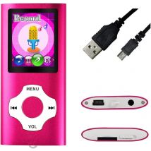 Lecteur MP4 avec micro SD de 32 go rose