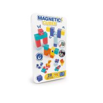 Juego de construcción magnético Ludi Mini Cube 28 piezas con caja de metal multicolor - Nuevo
