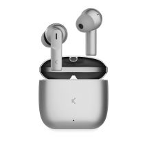 Cuffie wireless Ksix Meteor Grigio Alluminio ENC Bluetooth 5.3 - Autonomia 32h - Nuovo