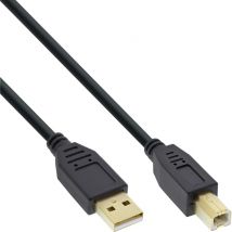 InLine 34518S câble USB 2 m USB A USB B Noir