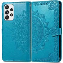 imoshion Etui de télephone Mandala pour Samsung Galaxy A33 - Turquoise