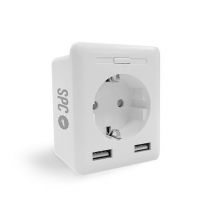SPC CLEVER PLUG USB Prise intelligente 2300 W Blanc