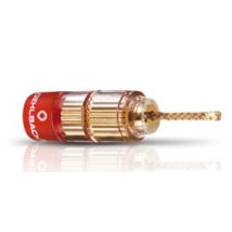 OEHLBACH 3022 conector de cables Banana Oro, Rojo - Nuevo