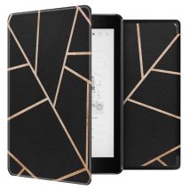 imoshion Design Slim Hard Case Sleepcover pour Kobo Aura One - Black Graphic