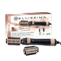 Cepillo soplador Bellissima BHS4 1100 1000 W Negro y Oro rosa - Nuevo