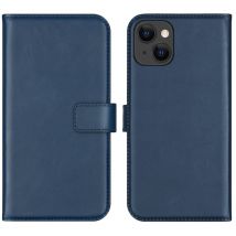Selencia SH00044553 coque de protection pour téléphones portables 15,5 cm (6.1 ) Folio porte carte Bleu Apple iPhone 13