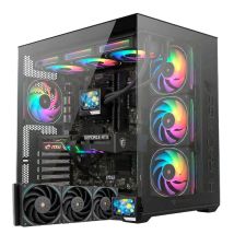 PC Gaming Racing Sigma D5 Intel Core i9-14900KF, 64 Go RAM DDR5, RTX 5070 Ti 16 Go, SSD M.2 2 To, Refroidissement liquide 360mm LCD, Windows 11 Pro