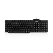 ACT AC5475 Tastiera desktop QWERTY USB belga nera - Nuovo