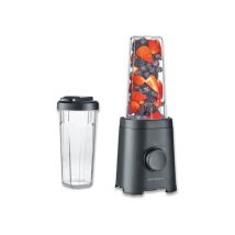 Frullatore portatile Severin SM3753 Mix & Go 320 W 2 velocità pulse 4 lame Nero con 2 borracce Tritan 600 ml - Nuovo