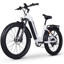Vélo tout-terrain électrique Shengmilo MX06 26 pouces Moteur 500 W Batterie 48 V 17,5 Ah
