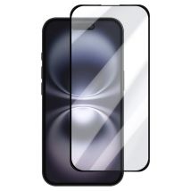 Forcell Verre Trempé pour iPhone 16 Dureté 9H Anti-traces Transparent