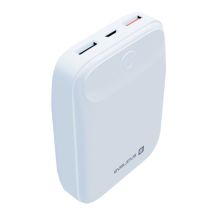 Evelatus EPB07 10000mAh Banque d'alimentation compacte x2 USB Charge rapide 18W Blanc