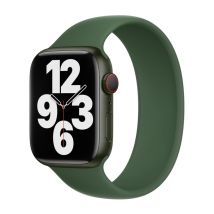 Bracelet Boucle unique en Silicone pour Apple Watch | 38/40/41/42 mm - Taille 9 - Clover