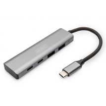 Digitus Hub 4 ports USB-C, 2x USB A + 2x USB-C