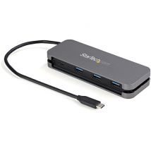 StarTech.com Hub USB-C 4 Ports - 3x USB-A/1x USB-C - Hub USB 3.0 Type-C 5Gbps (USB 3.2 Gen 1) - Alimenté par Bus - Adaptateur Hub USB-C vers USB-A 